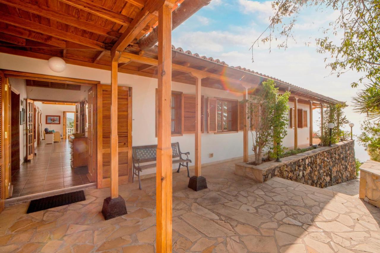 Feriendomizil Finca Tijarafe Mit Beheiztem, Abdeckbarem Pool Zewnętrze zdjęcie