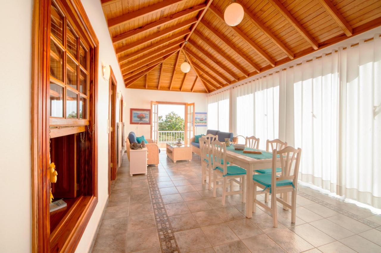 Feriendomizil Finca Tijarafe Mit Beheiztem, Abdeckbarem Pool Zewnętrze zdjęcie